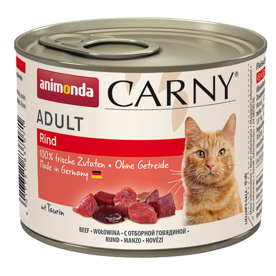 Ekonomipack: Animonda Carny Adult 24 x 200 g - Nötkött