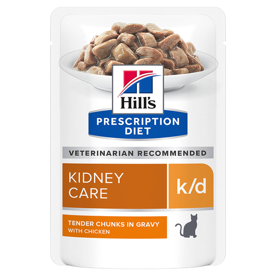 3 x zooPoäng på 12 x 85 g Hill's Prescription Diet k/d Kidney Care! - Chicken