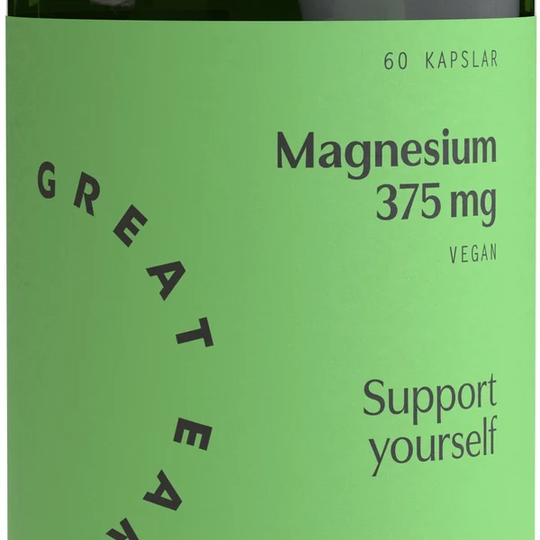 Great Earth Magnesium 375 mg 60 kapslar