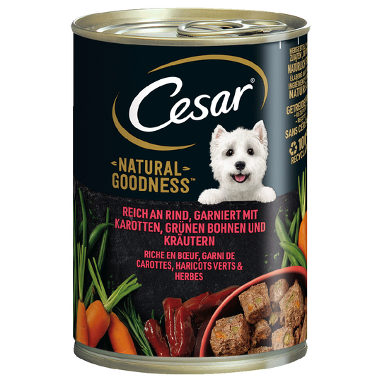 Cesar Natural Goodness - Nötkött 24 x 400 g