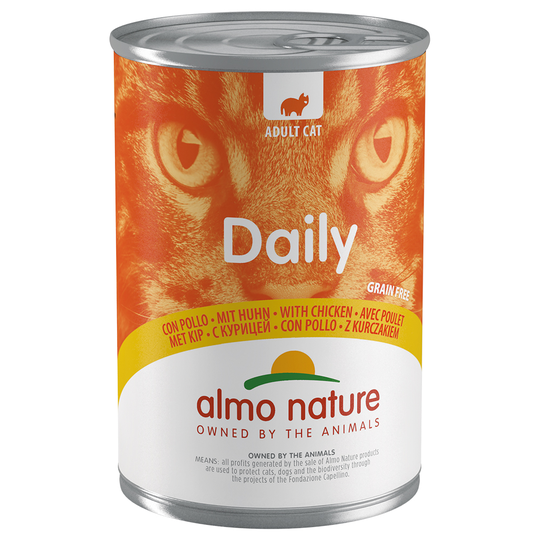 Ekonomipack: Almo Nature Daily Menu 48 x 400 g - Kyckling
