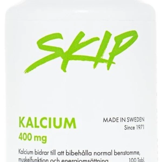 Skip Nutrition Skip Kalcium 400mg 100 st