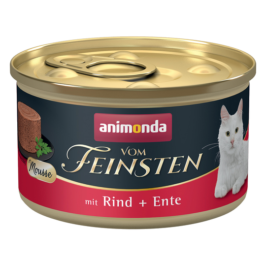 Ekonomipack: Animonda Vom Feinsten Adult 24 x 85 g - Nötkött + Anka