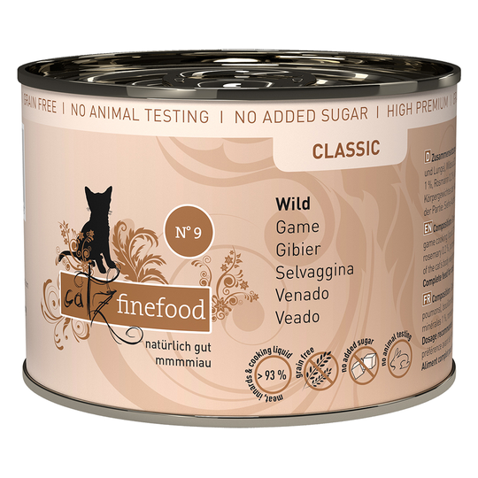 catz finefood på burk 6 x 200 g - Vilt
