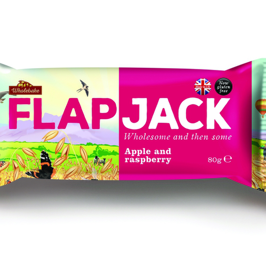 Flapjack Apple & Raspberry 80 g
