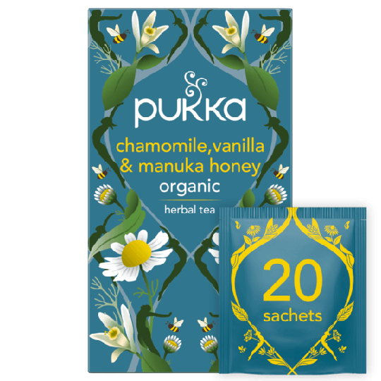 Pukka Chamomile Vanilla & Manuka Honey 20 tepåsar