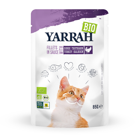 14 x 85 g Yarrah Organic Filets in Sauce till sparpris - Eko-kalkon