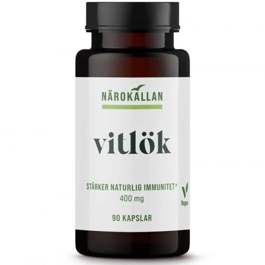 Närokällan Vitlök 90 kapslar