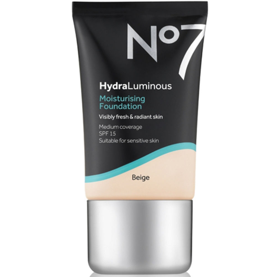No7 HydraLuminous Moisturising Foundation SPF15 Beige 30 ml