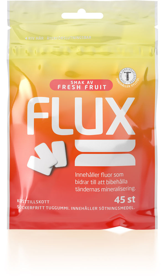 Flux Tuggummi Fresh Fruit 45st