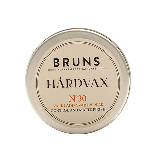 Bruns Hårdvax Välklädd Svartpeppar nr. 30, 50 ml