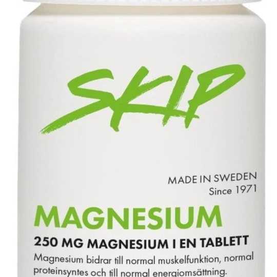 Skip Nutrition Skip Magnesium 250mg 100 tabletter