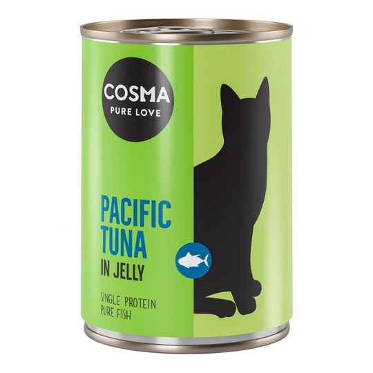 Ekonomipack: Cosma Original i gelé 24 x 400 g Pacifik tonfisk