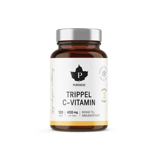 Pureness Trippel C-vitamin 120 kapslar