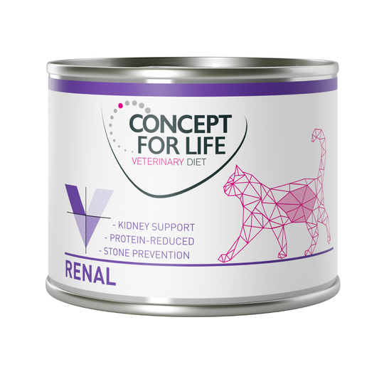 Ekonomipack: Concept for Life Veterinary Diet 24 x 200 g /185 g - Renal 24 x 200 g