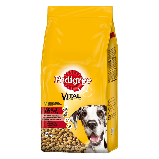 Pedigree Adult Maxi Beef & Rice - Ekonomipack: 2 x 15 kg