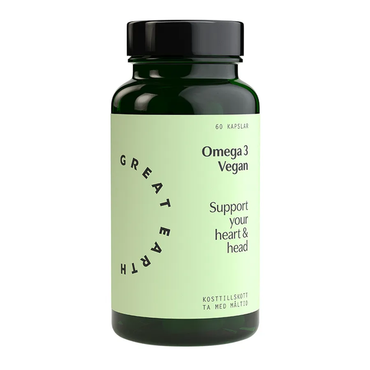Great Earth Omega 3 Vegan, 60 kapslar