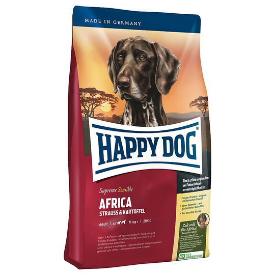 Ekonomipack: 2 x stora påsar Happy Dog Supreme till lågt pris! - Sensible Africa (2 x 12,5 kg)