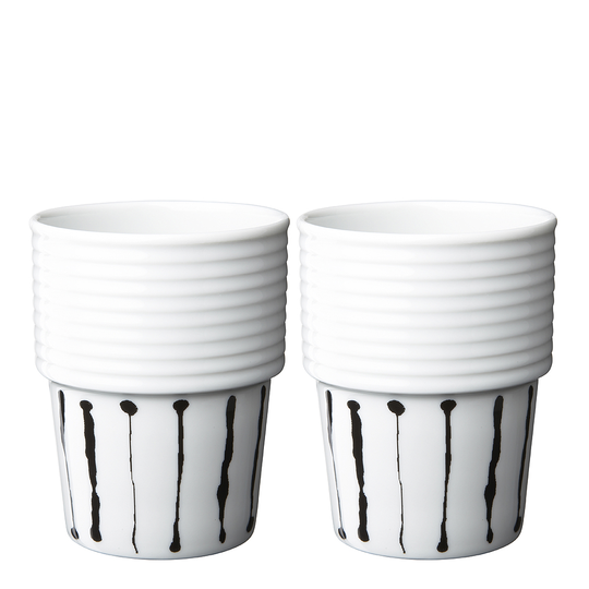 Rörstrand - Filippa K Mugg 31 cl 2-pack Ink Stripe