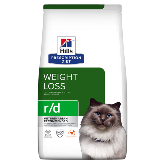 Hill's Prescription Diet r/d Weight Reduction Chicken kattfoder - Ekonomipack: 2 x 3 kg