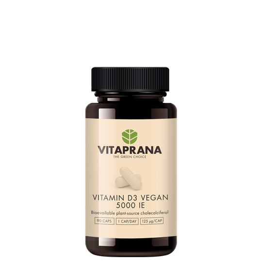 Vegansk Vitamin D3 5000 IE, 90 kapslar
