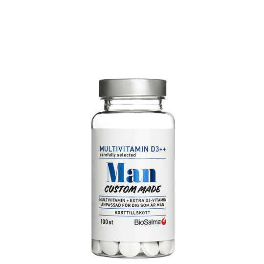 Multivitamin Man D-vitamin++ , 100 tabletter