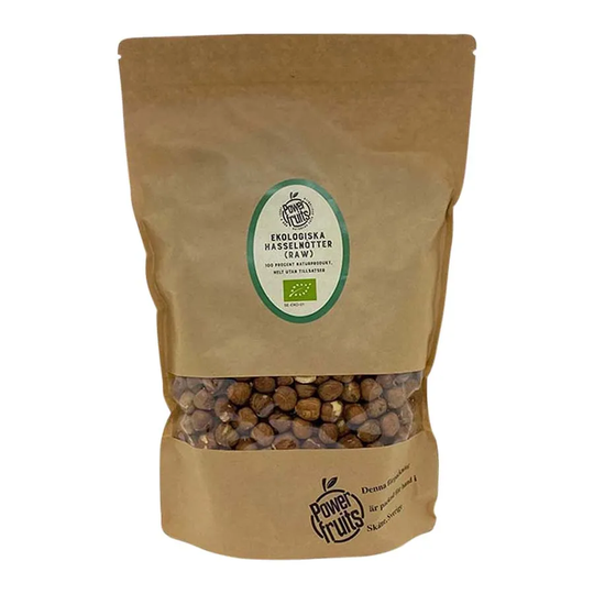 Powerfruits Hasselnötter, 1 kg ekologisk