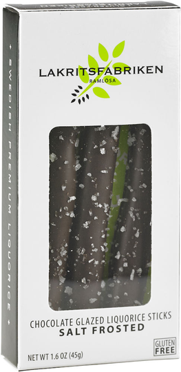 Lakritsfabriken Liquorice Sticks Dark Chocolate&SeaSalt 45g