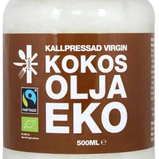 Superfruit Foods Superfruit Kallpressad Virgin Kokosolja 500ml EKO