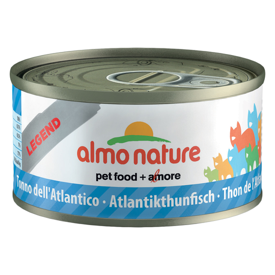 Superblandpack: 24 x 70 g Almo Nature Legend och 6 x 70 g Cosma Nature! - Tonfisk från Atlanten + Cosma Nature provpack