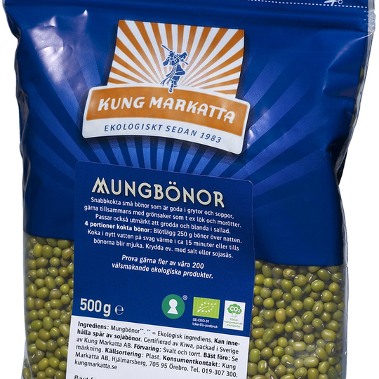 Kung Markatta Mungbönor EKO 500 g