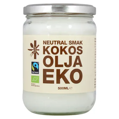 Superfruit Kokosolja Neutral, 500ml ekologisk