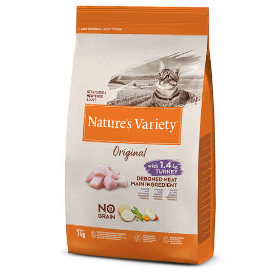 Nature's Variety Original No Grain Sterlised Turkey - 7 kg