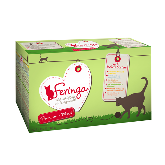 Ekonomipack: Feringa i portionspåse 24 x 85 g - Blandpack II: 6 sorter