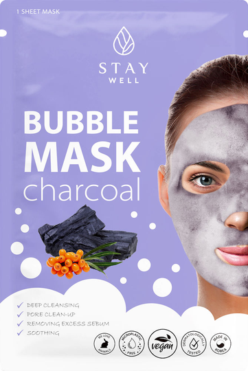 Stay Well Deep Cleansing Bubble Mask Charcoal
