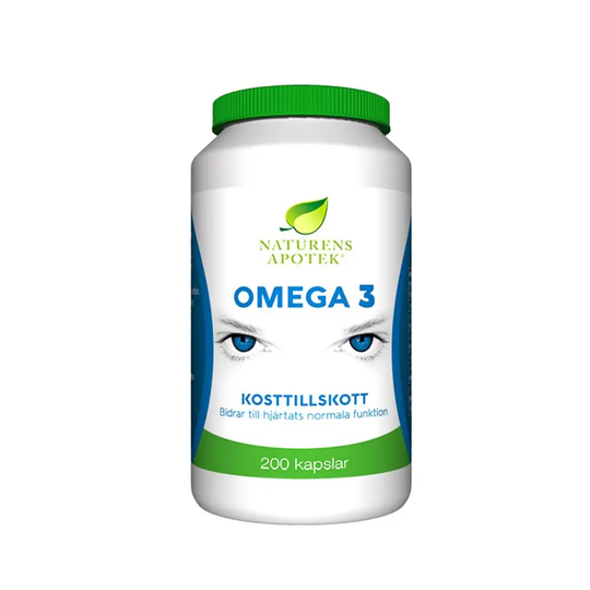 Naturens Apotek Omega 3, 200 kapslar