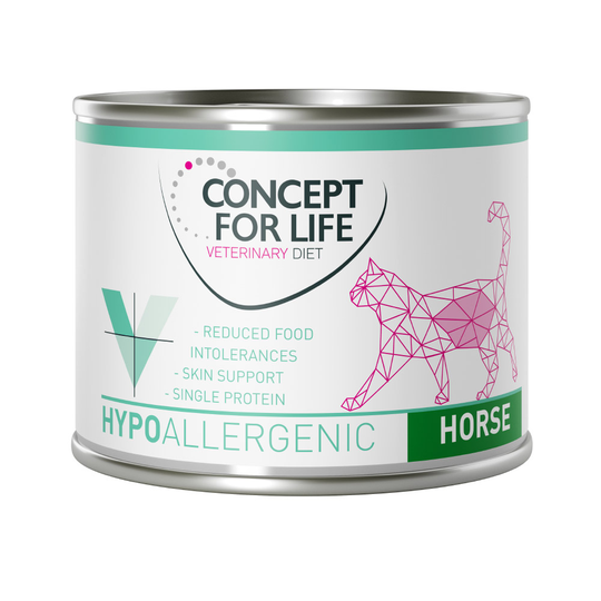 Ekonomipack: Concept for Life Veterinary Diet 24 x 200 g /185 g - Hypoallergenic Horse 24 x 200 g