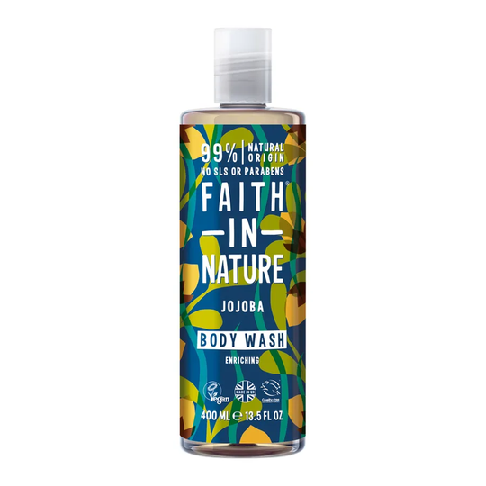 Faith in Nature Duschtvål Jojoba, 400 ml