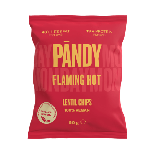 Pändy Lentil Chips Flaming Hot 50 g