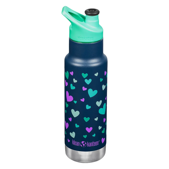 Klean Kanteen Isolerad Kid Classic Navy Hearts, 355ml