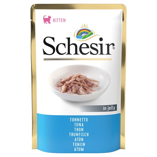 Schesir Jelly Pouch 6 x 85 g - Kitten Tonfisk